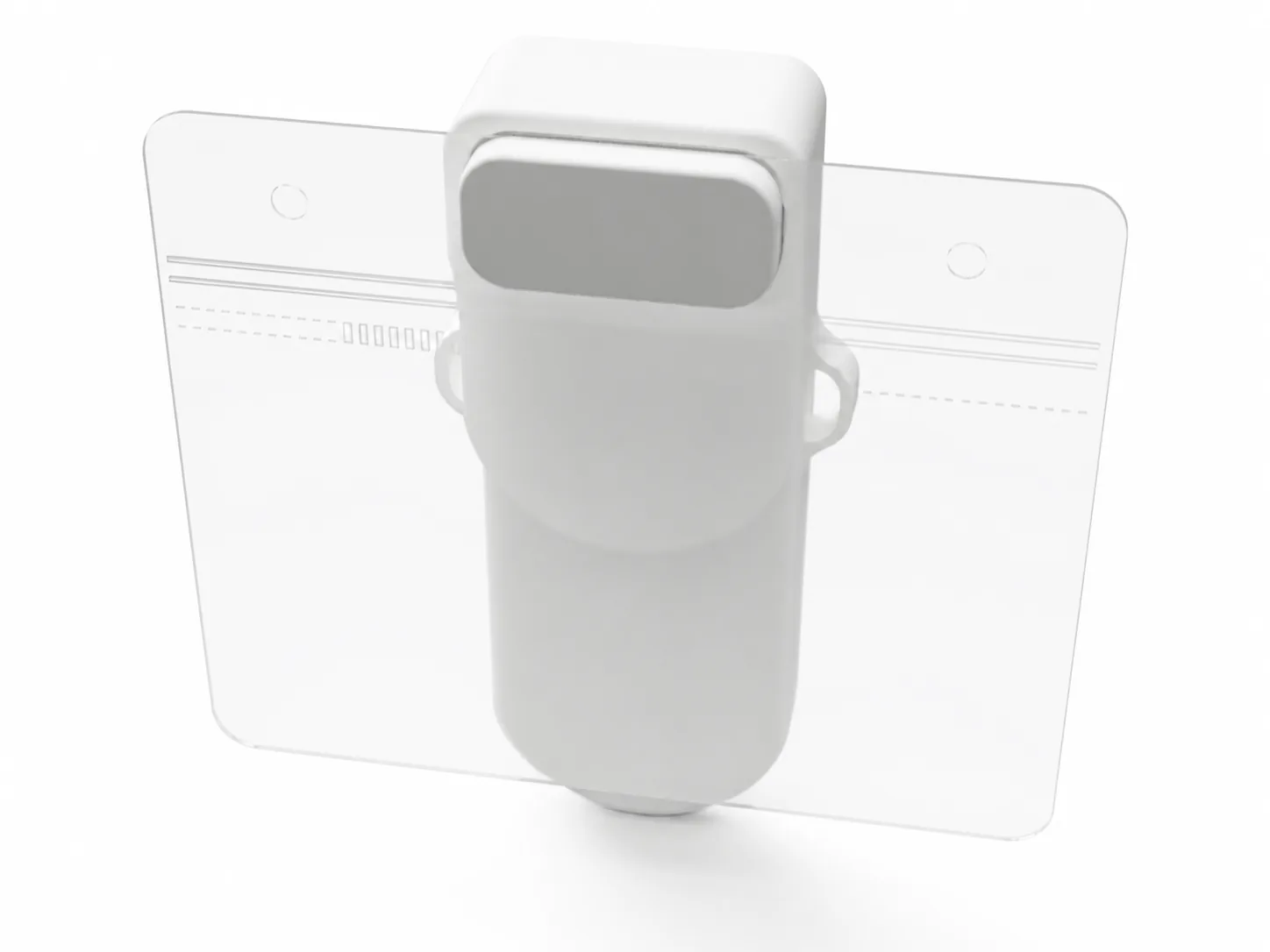 clipdoc Vorderseite von oben